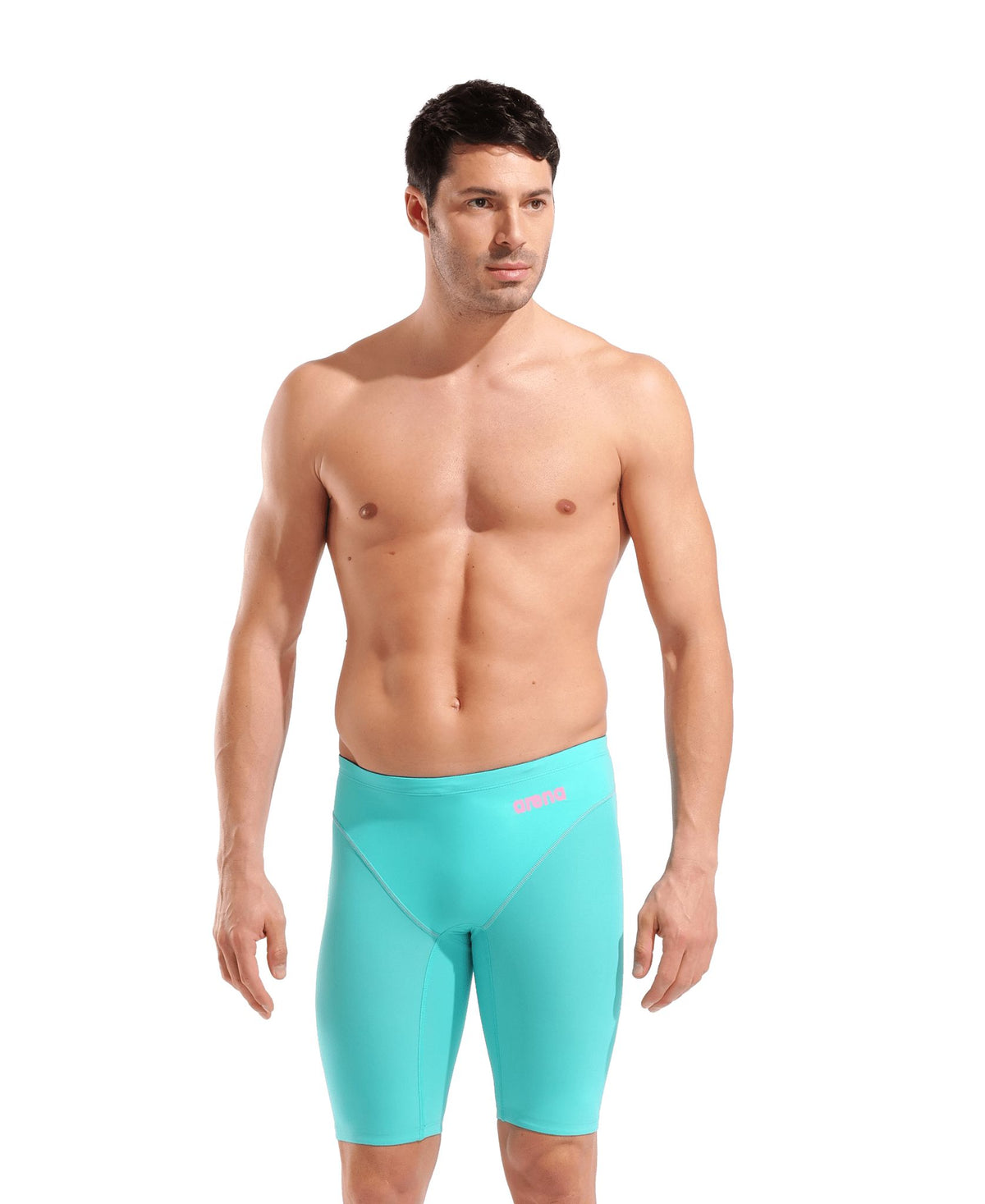 ARENA MENS POWERSKIN IMPULSO SHOCKING PINK & WATER JAMMER