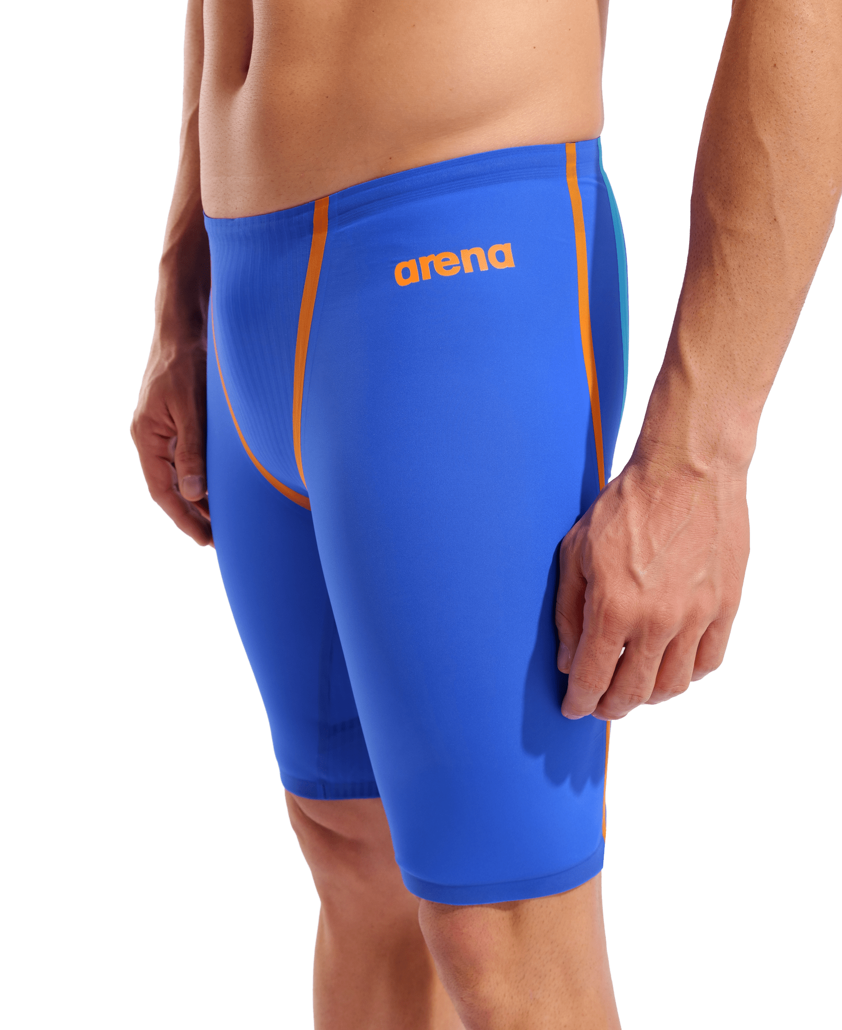 ARENA MENS POWERSKIN PRIMO NEON BLAZE JAMMER - Blue