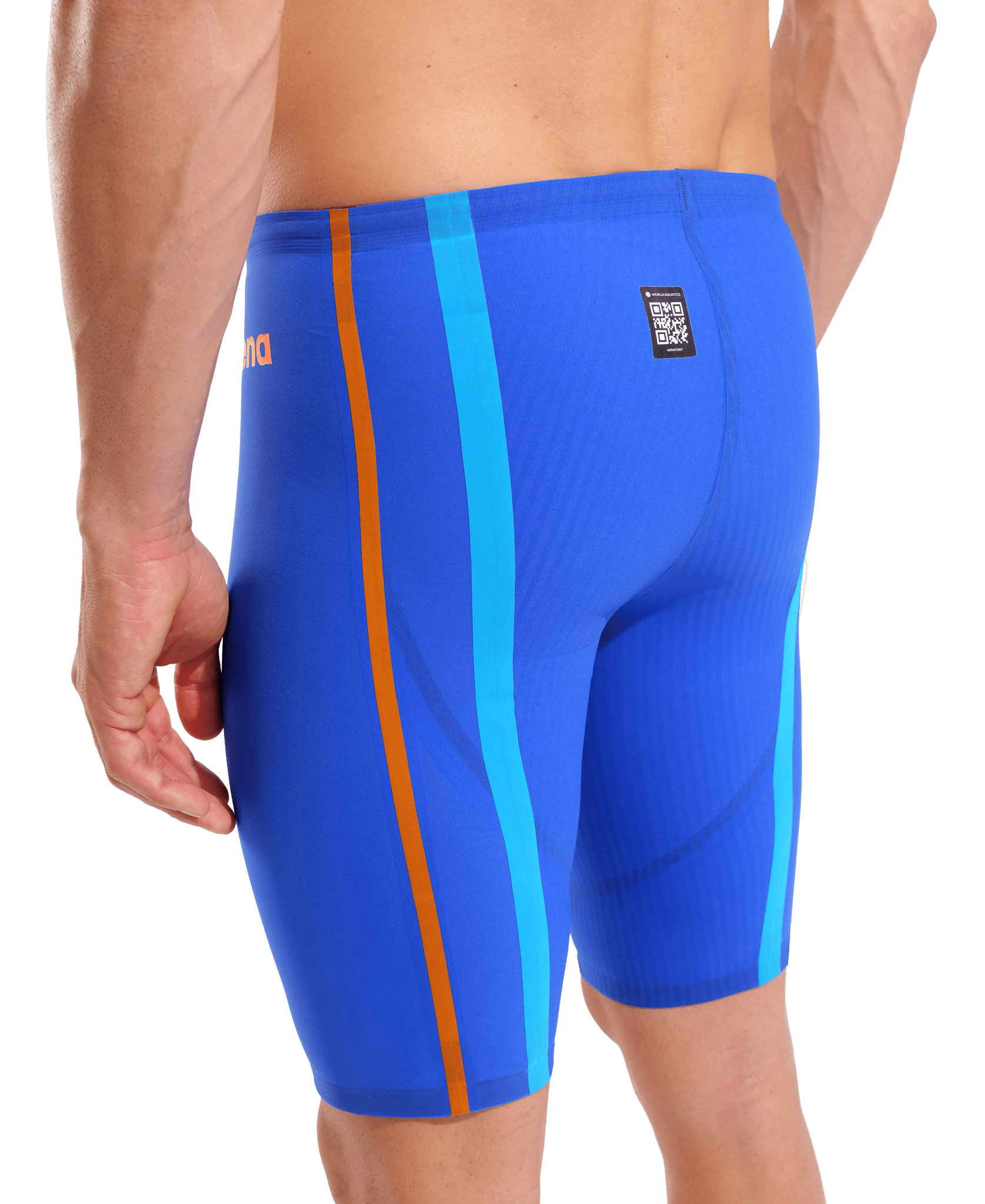ARENA MENS POWERSKIN PRIMO NEON BLAZE JAMMER - Blue