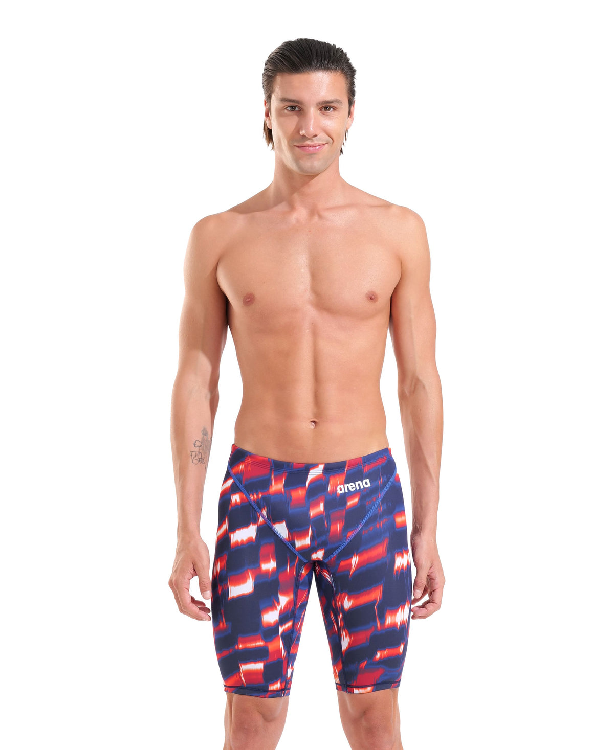 ARENA MENS POWERSKIN ST NEXT AQUA GLEAM JAMMER