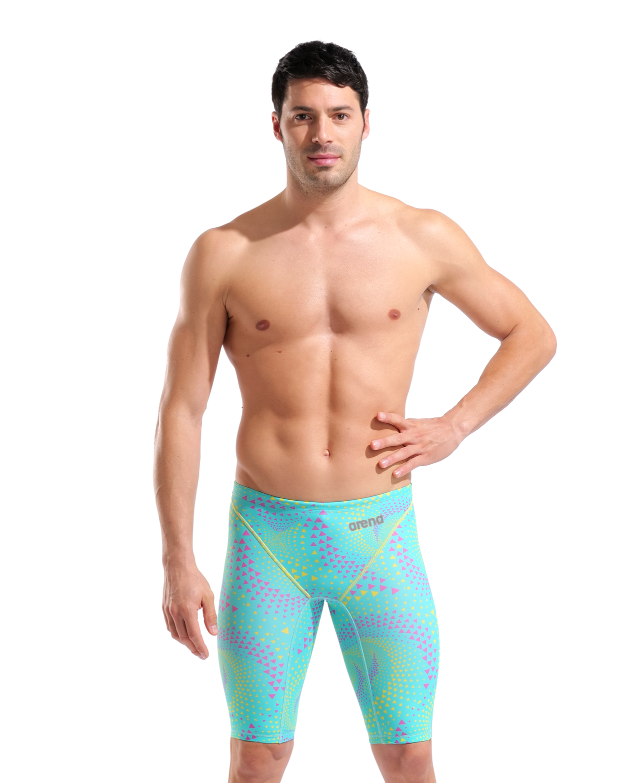 ARENA MENS POWERSKIN ST NEXT FIREFLOW SEAGLASS JAMMER - Aqua