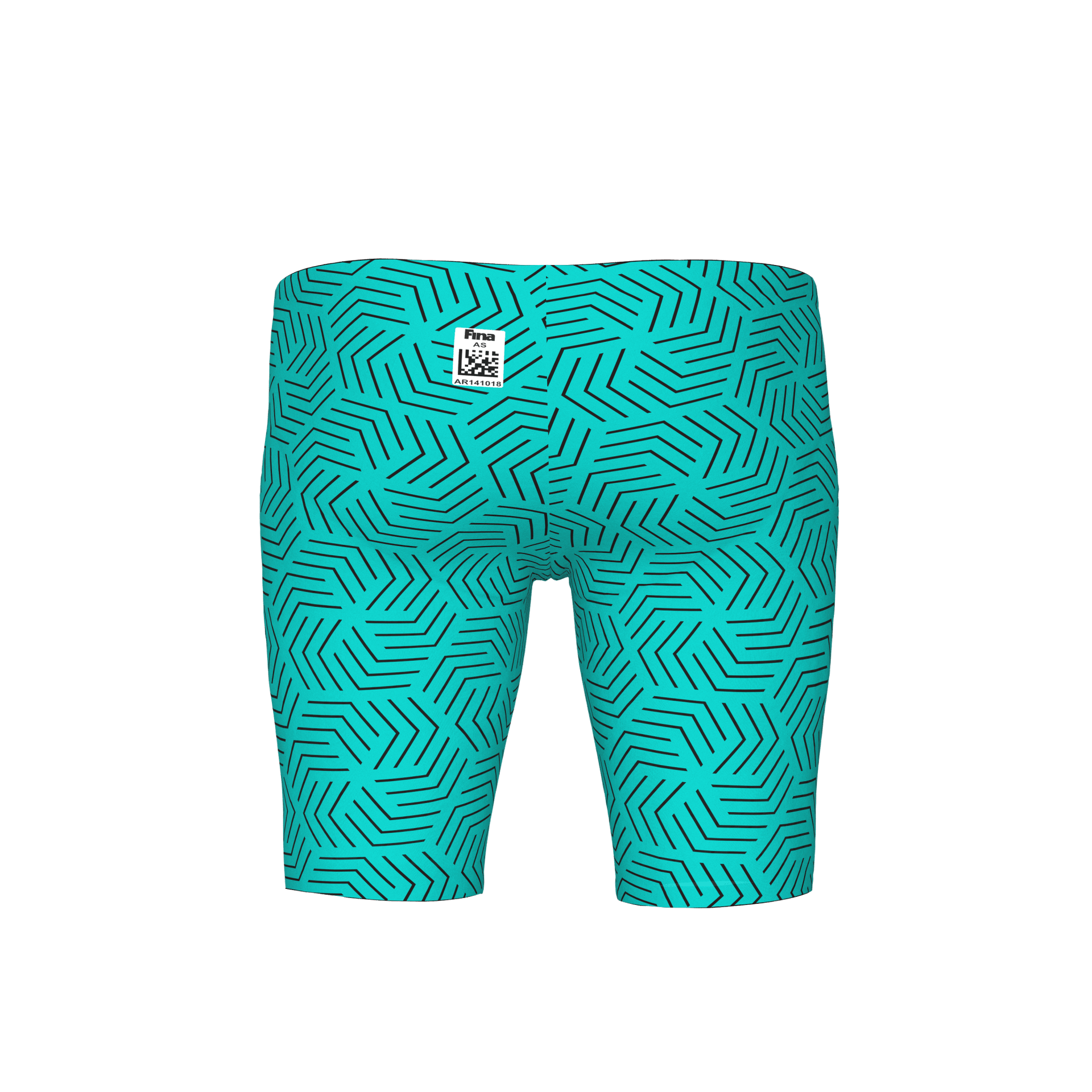 ARENA MENS POWERSKIN WATER MAZE CARBON AIR² JAMMER - Aqua