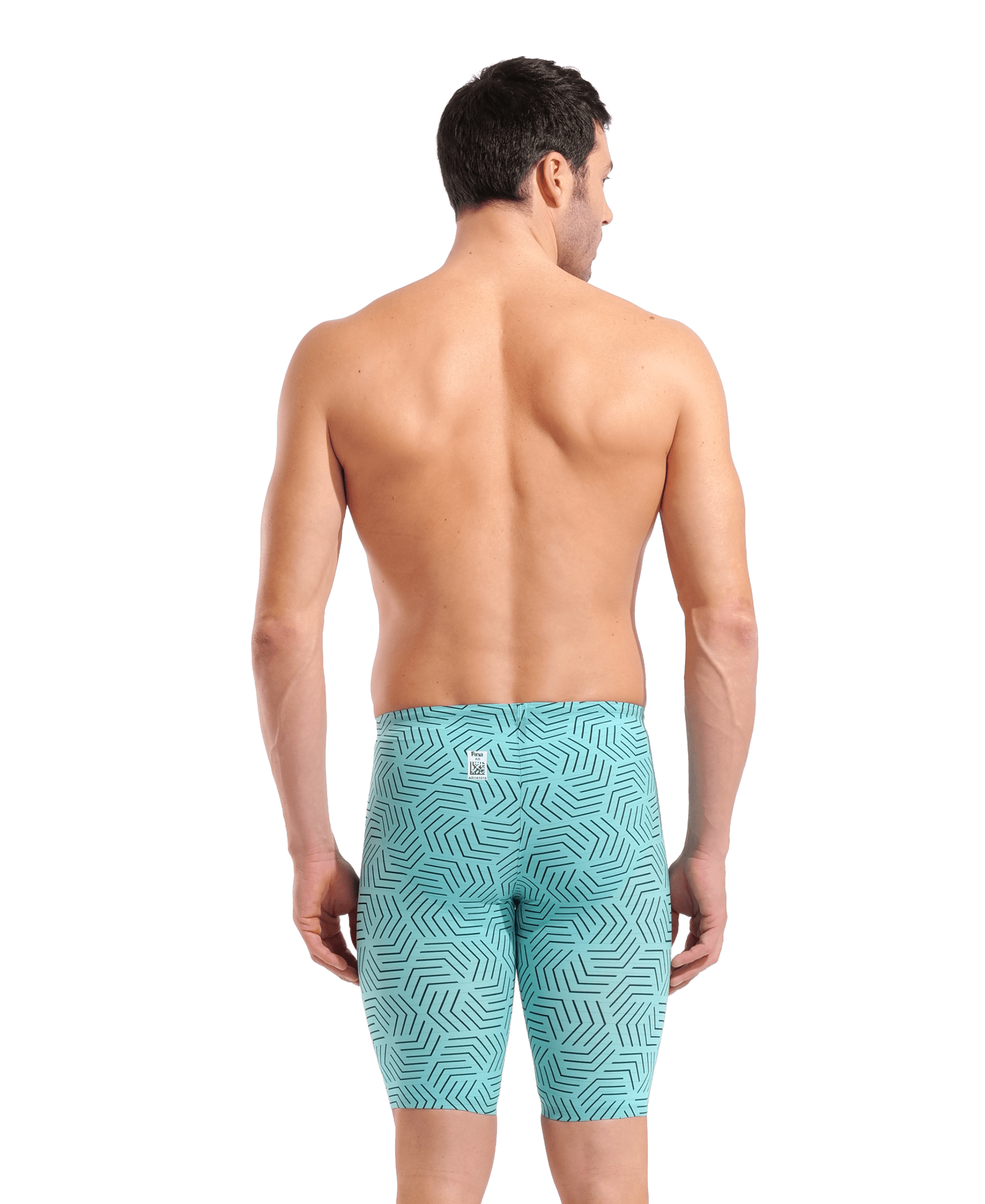 ARENA MENS POWERSKIN WATER MAZE CARBON AIR² JAMMER - Aqua