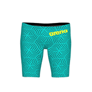 ARENA MENS POWERSKIN WATER MAZE CARBON AIR² JAMMER - Aqua