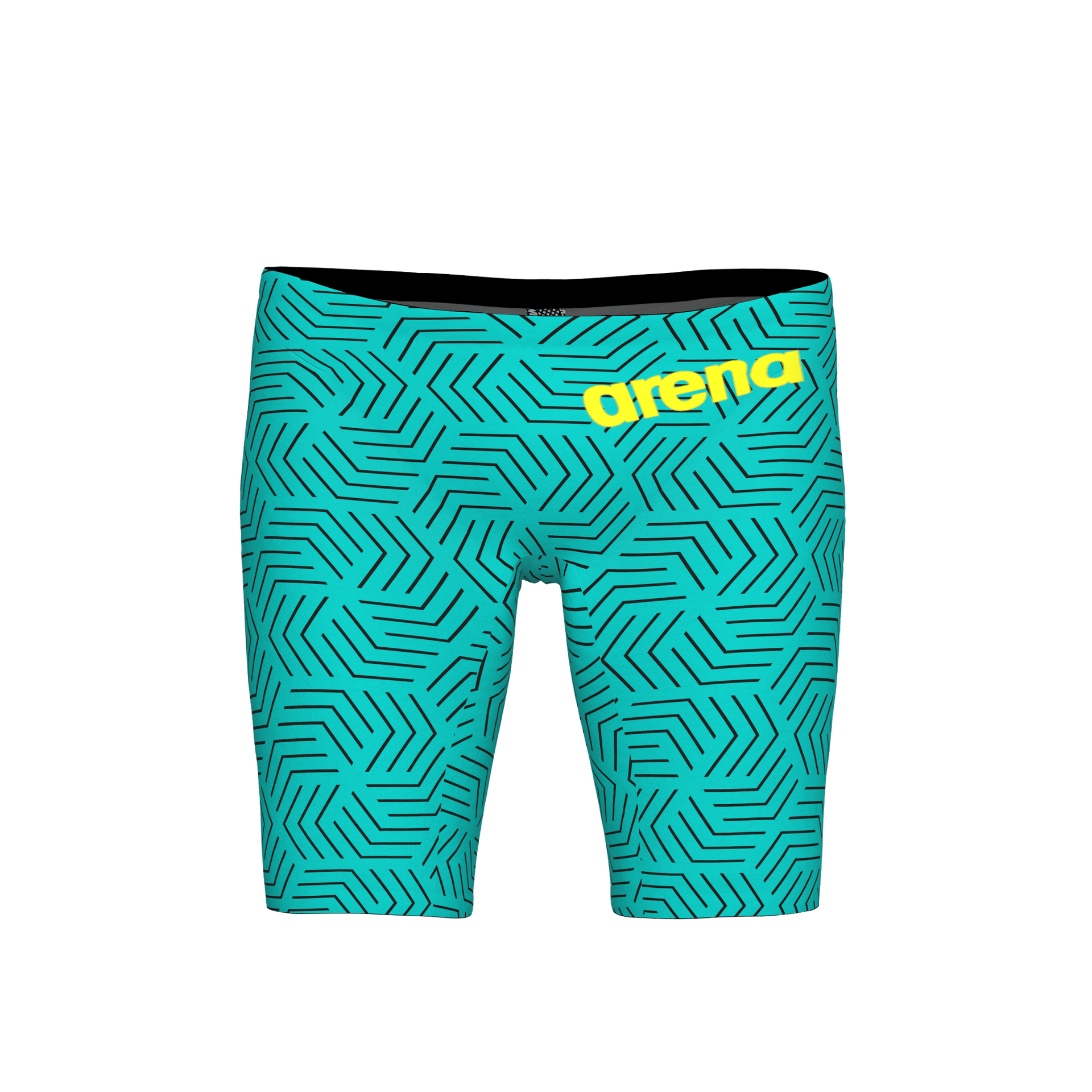 ARENA MENS POWERSKIN WATER MAZE CARBON AIR² JAMMER - Aqua