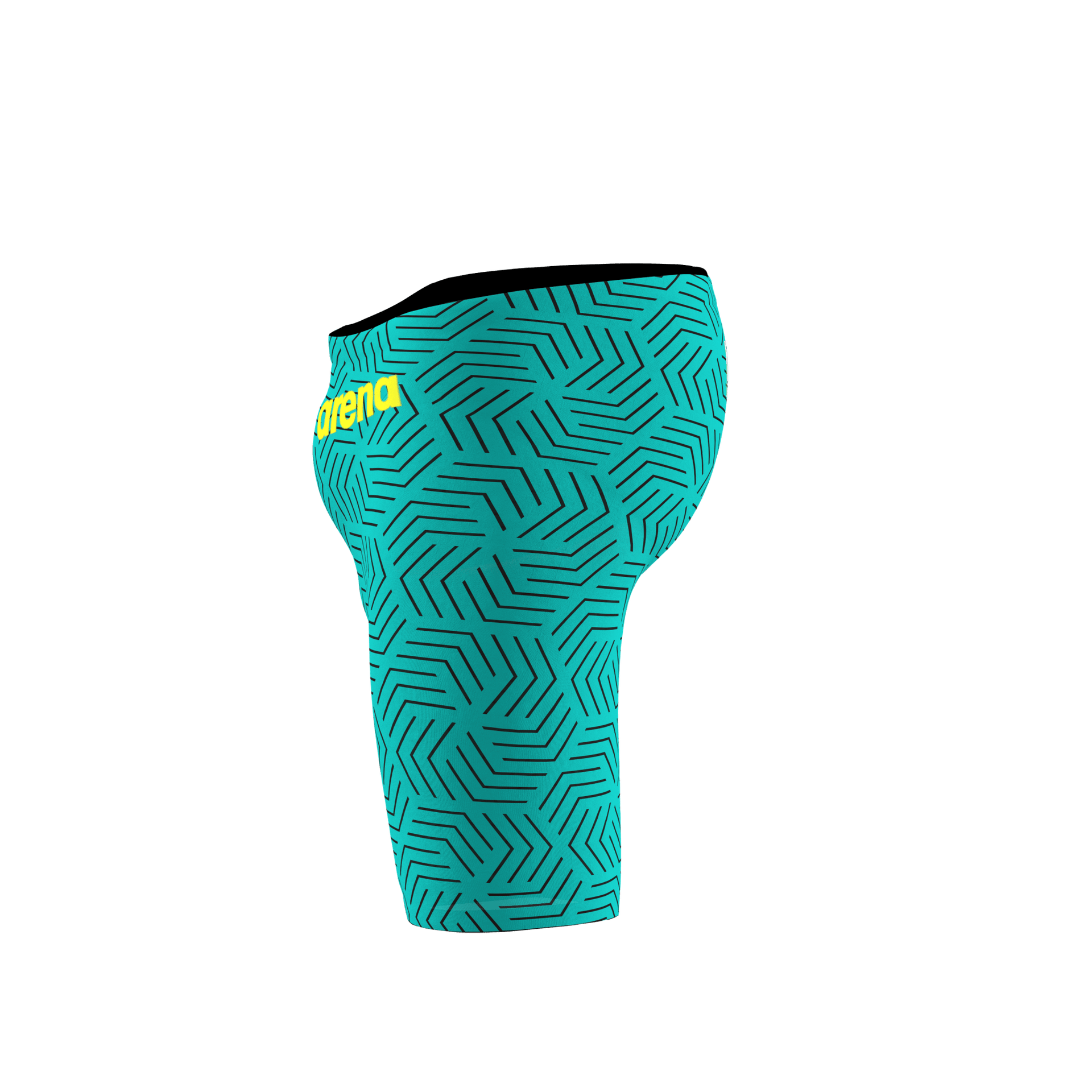 ARENA MENS POWERSKIN WATER MAZE CARBON AIR² JAMMER - Aqua