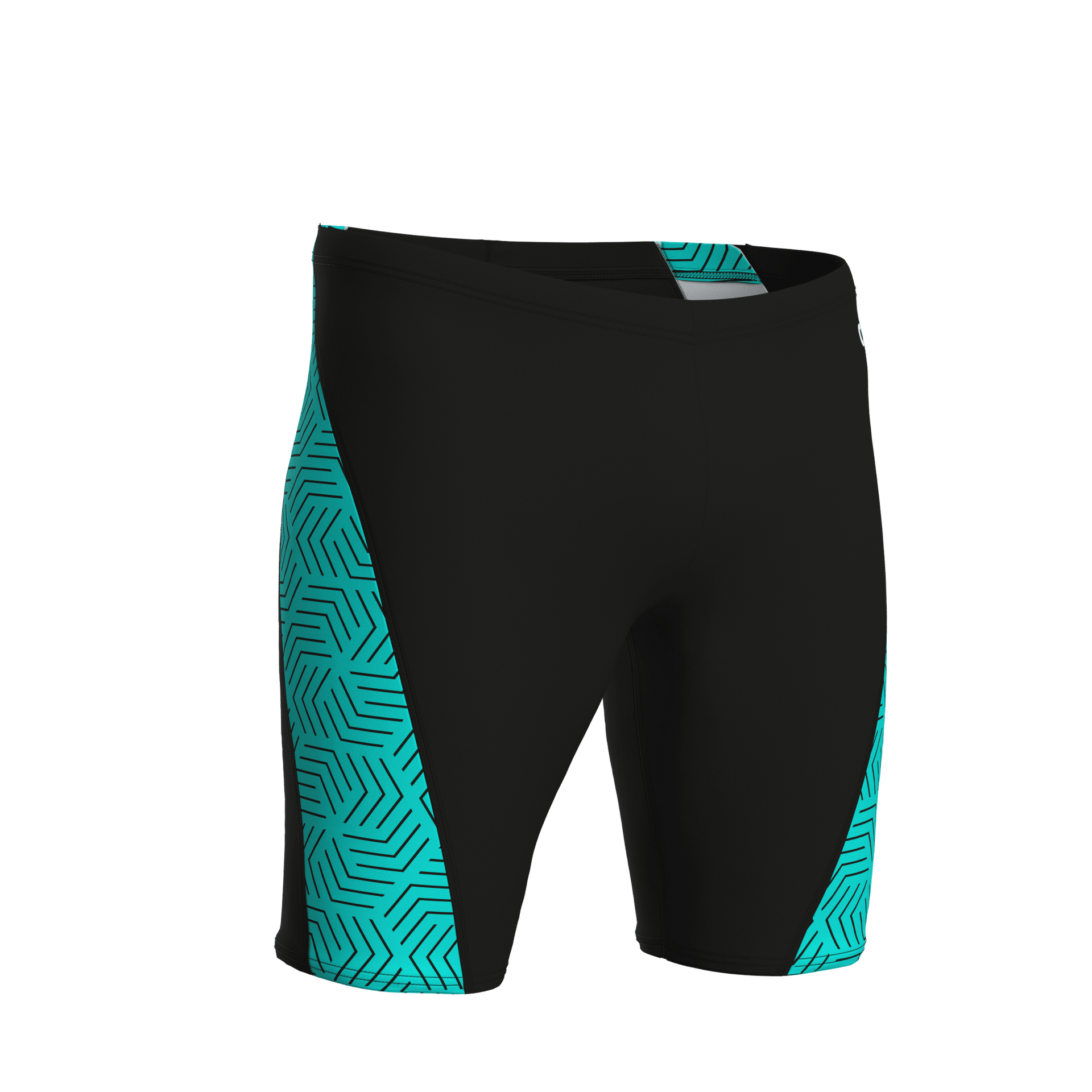 ARENA MENS WATER MAZE ALLOVER JAMMER - Aqua