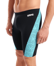 ARENA MENS WATER MAZE ALLOVER JAMMER - Aqua