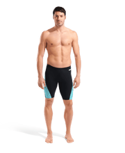 ARENA MENS WATER MAZE ALLOVER JAMMER - Aqua