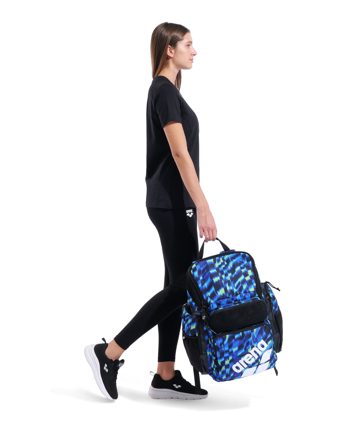 ARENA ONE GO BACKPACK 45L ALLOVER AQUA GLEAM