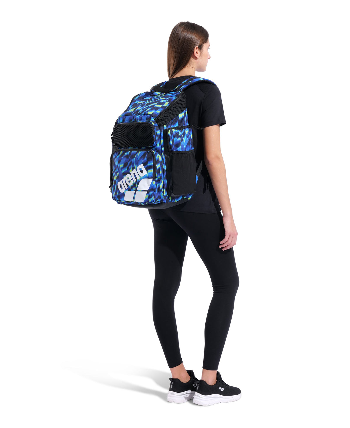 ARENA ONE GO BACKPACK 45L ALLOVER AQUA GLEAM