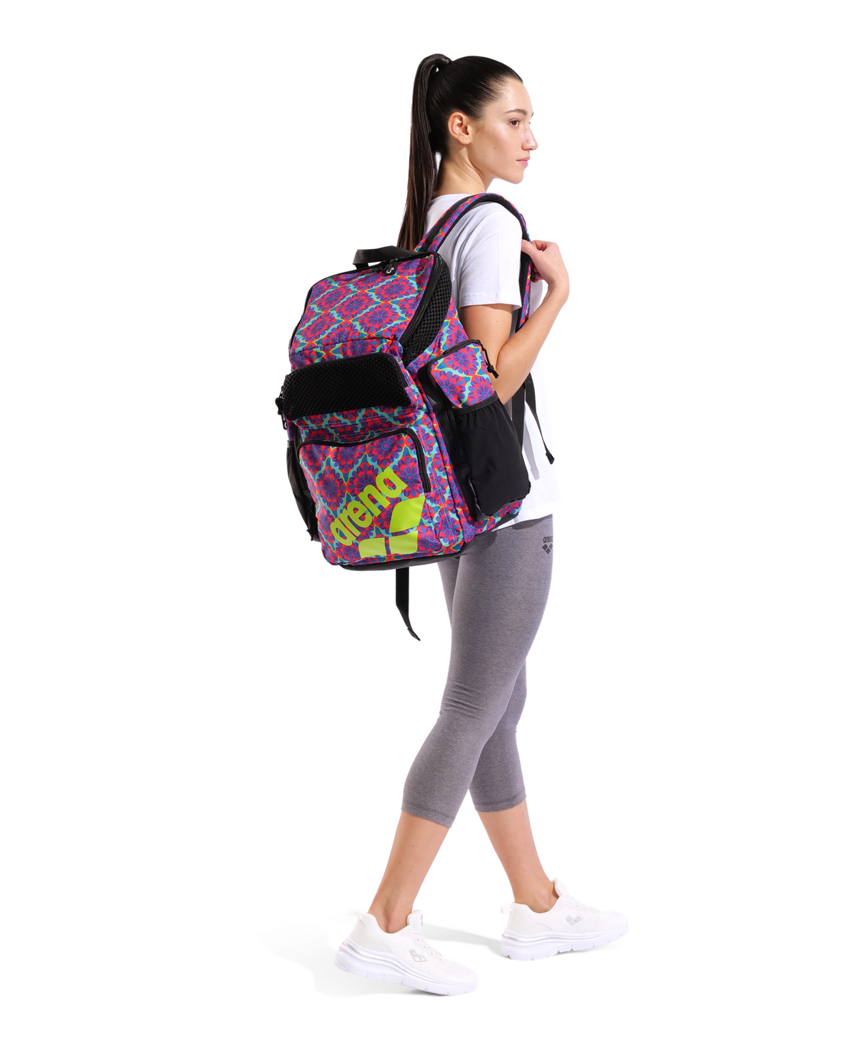 ARENA ONE GO BACKPACK 45L ALLOVER FLORAL - Multicolour