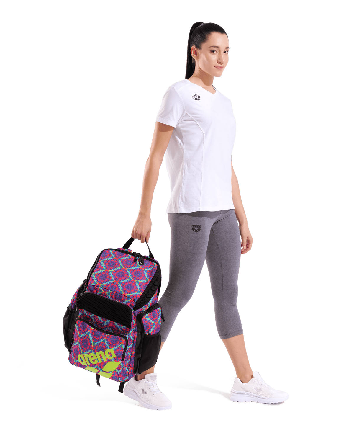 ARENA ONE GO BACKPACK 45L ALLOVER FLORAL - Multicolour
