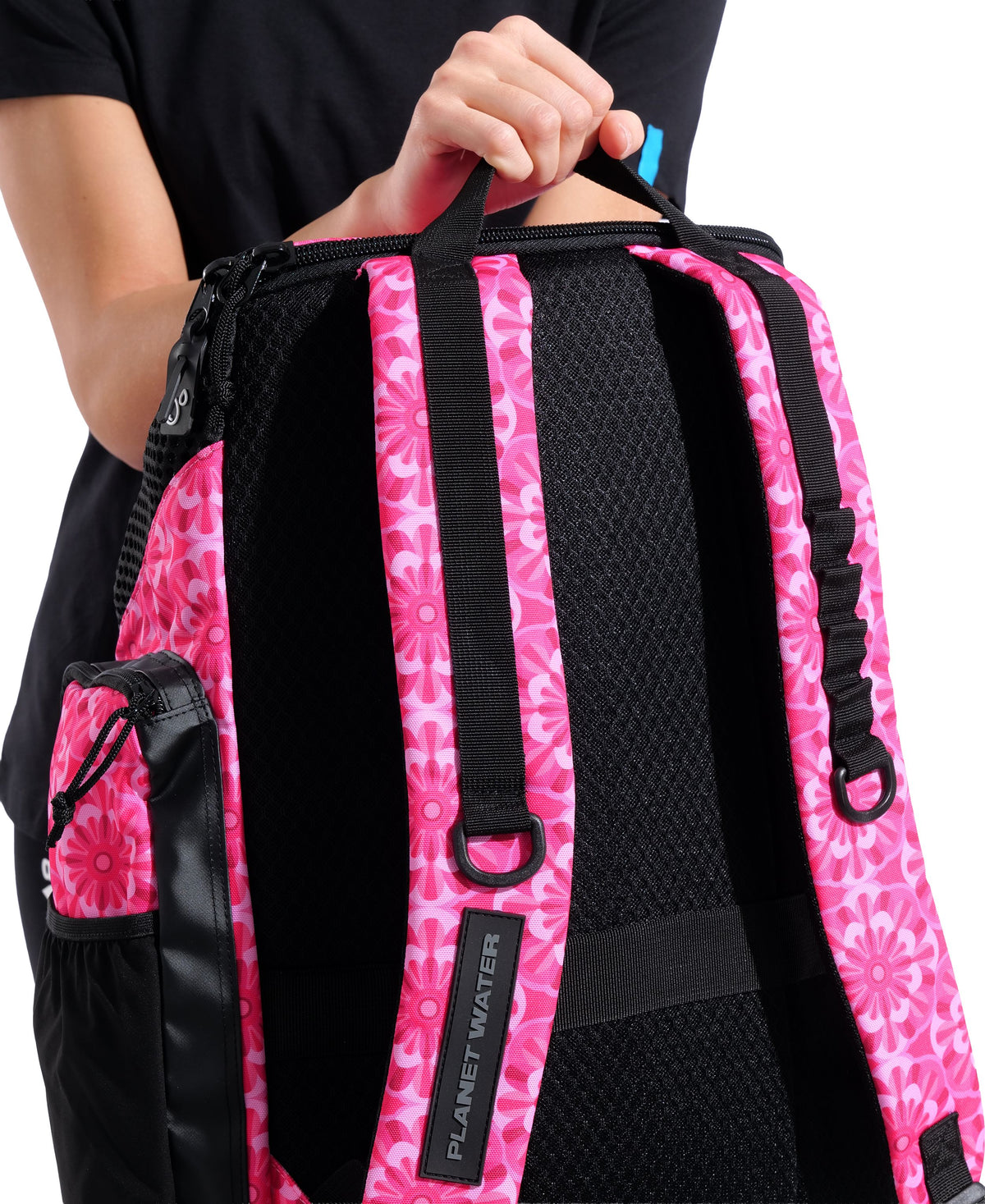 ARENA ONE GO BACKPACK 45L ALLOVER FLORAL PINK
