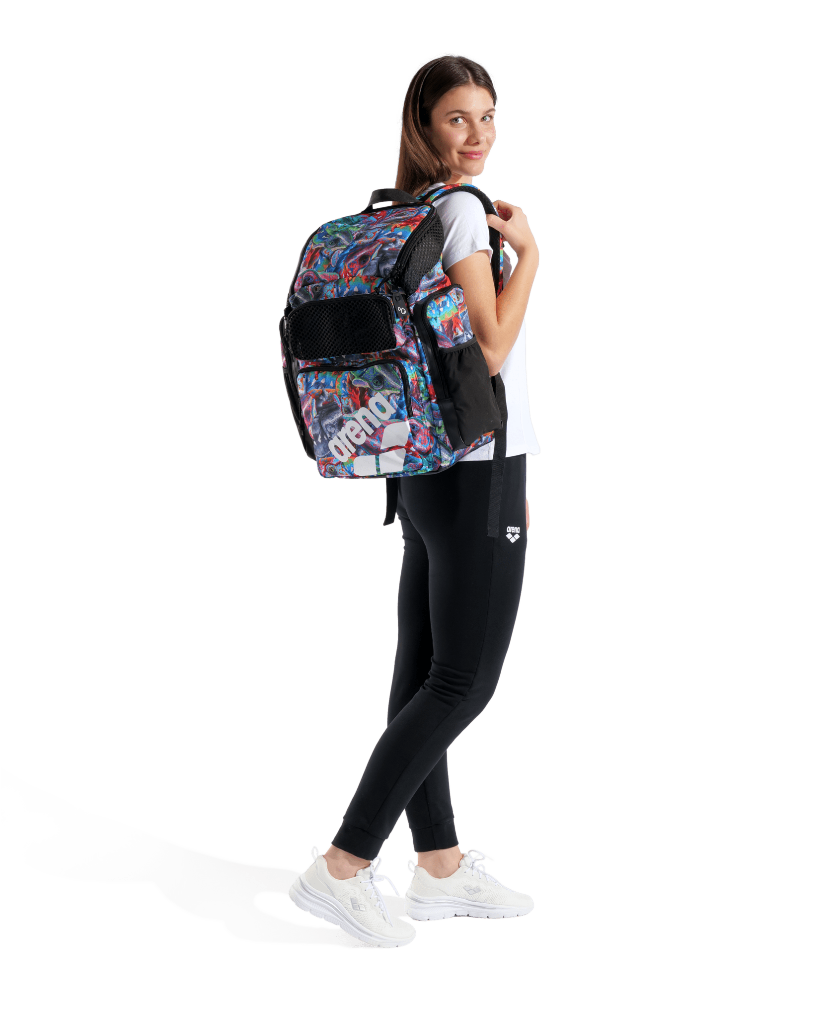 ARENA ONE GO BACKPACK 45L ALLOVER IGUANAS - Multicolour