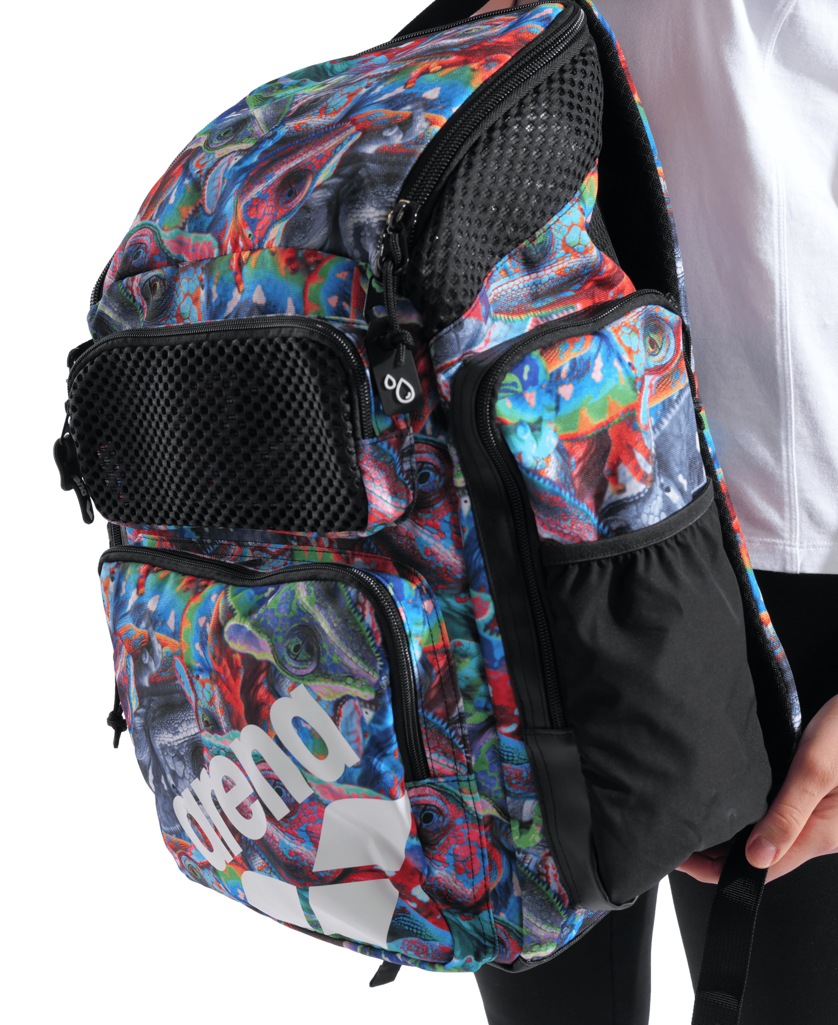 ARENA ONE GO BACKPACK 45L ALLOVER IGUANAS - Multicolour