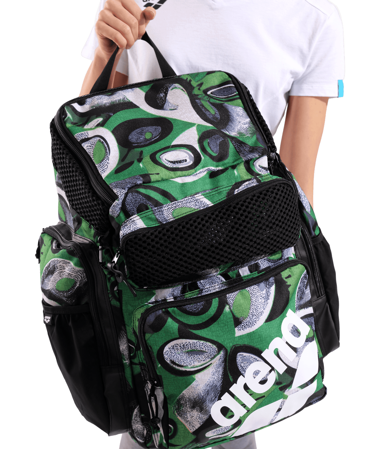ARENA ONE GO BACKPACK 45L ALLOVER KENTE - Green