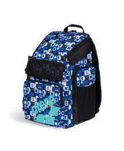 ARENA ONE GO BACKPACK 45L ALLOVER PIECES - Blue