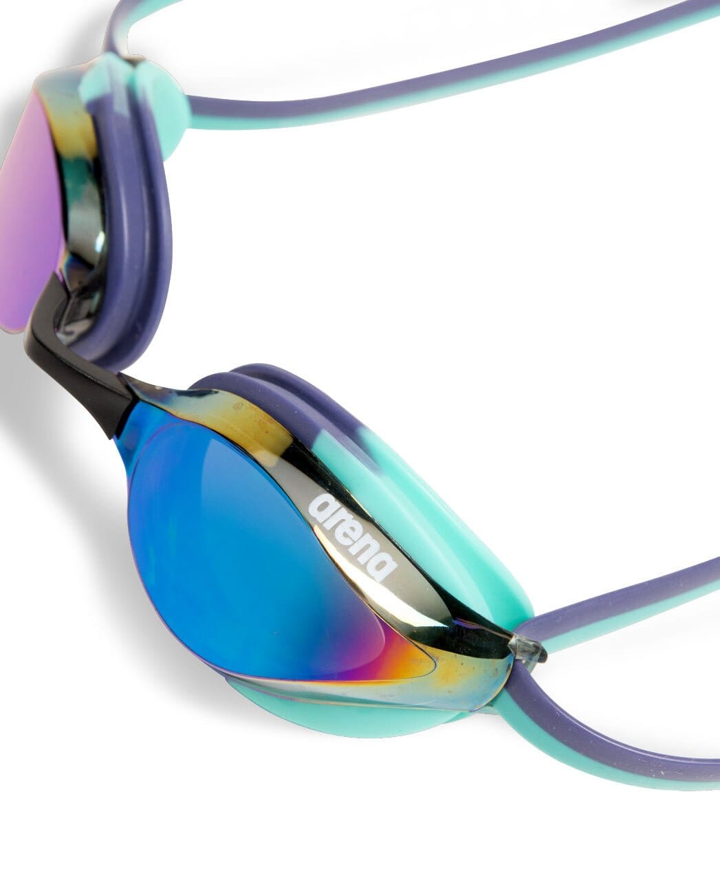 ARENA PYTHON MIRROR GOGGLES TURQUOISE LENSES