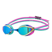 ARENA PYTHON MIRROR GOGGLES TURQUOISE LENSES