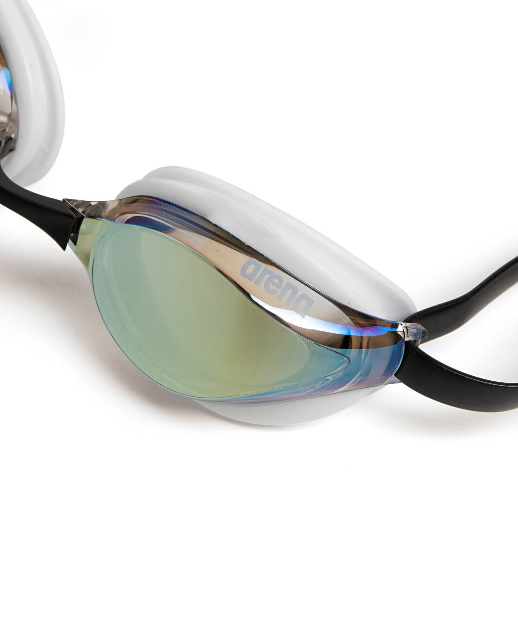 ARENA PYTHON MIRROR GOLD LENSES - White