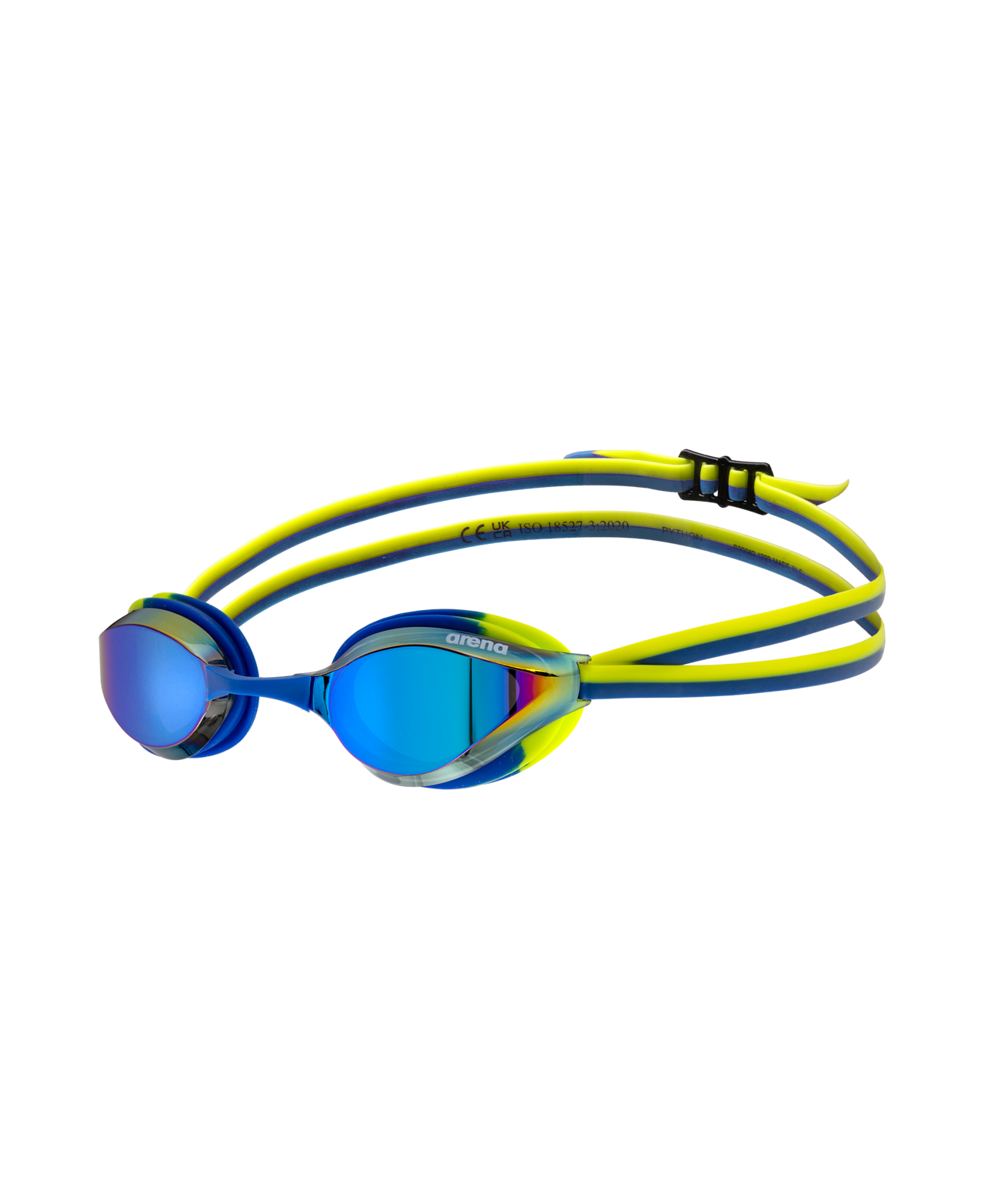 ARENA PYTHON MIRROR JUNIOR BLUE LENSES - Lime