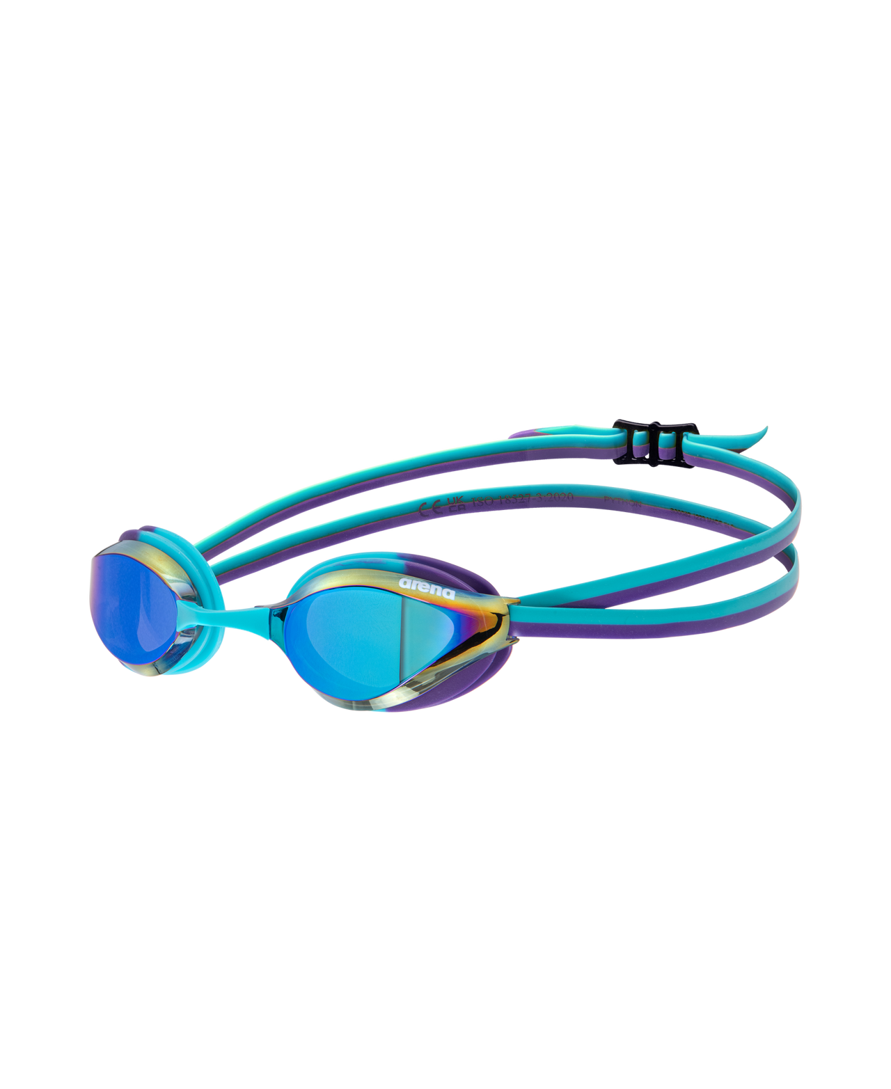 ARENA PYTHON MIRROR JUNIOR EMERALD LENSES - Turquoise