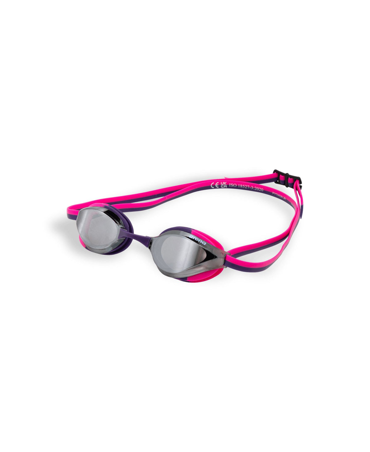 ARENA PYTHON MIRROR JUNIOR GOGGLES SILVER LENSES