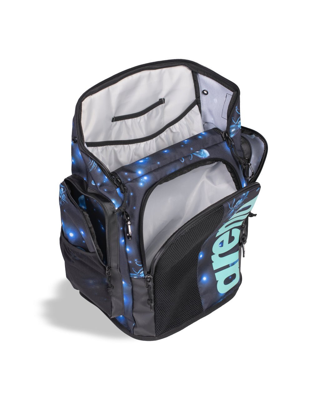 ARENA SPIKY III BACKPACK 45 ALLOVER AQUA - Navy