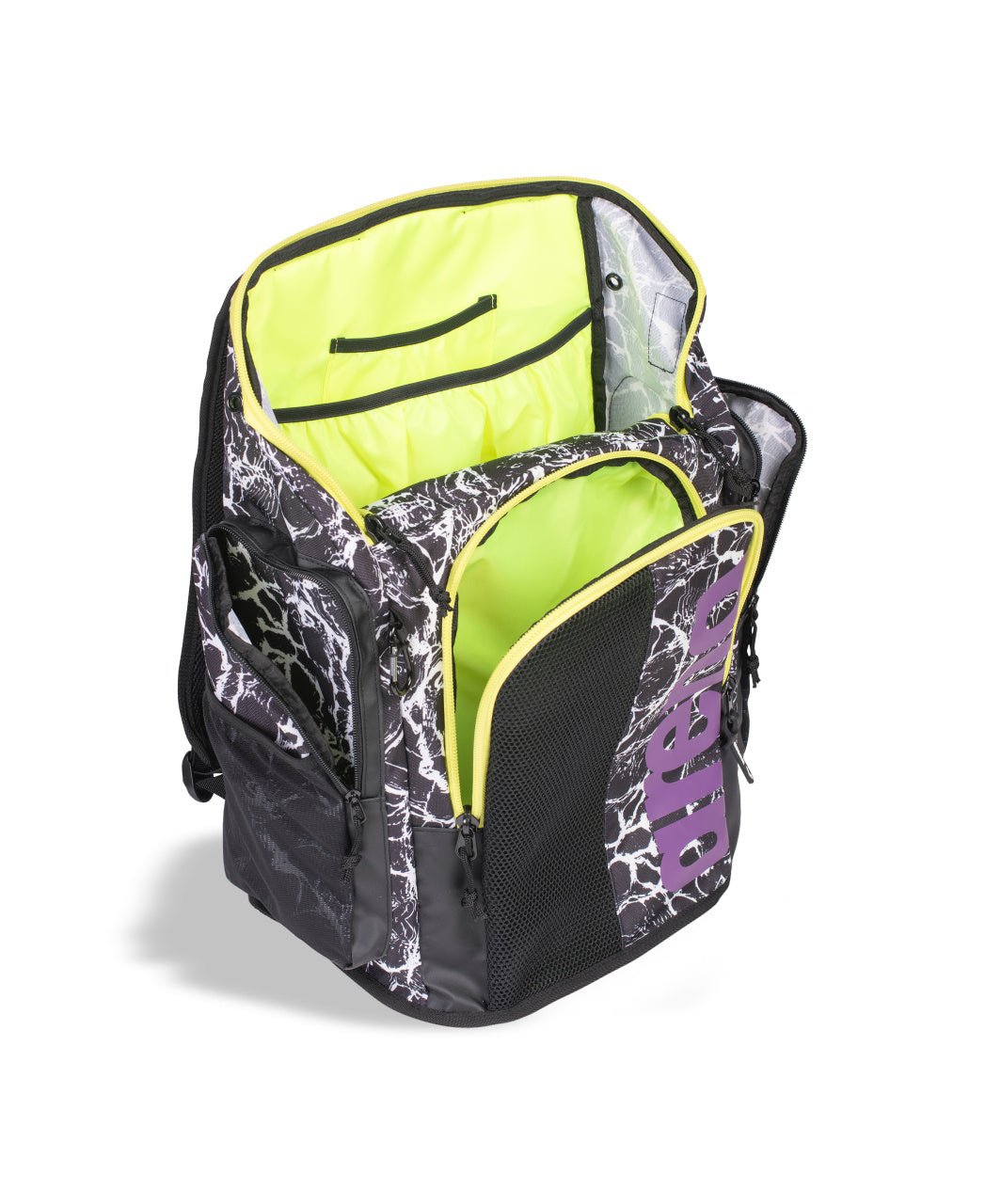ARENA SPIKY III BACKPACK 45 ALLOVER BLACK / WHITE - Black