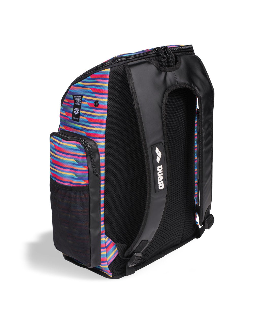 ARENA SPIKY III BACKPACK 45 ALLOVER RACING STRIPES - Multicolour