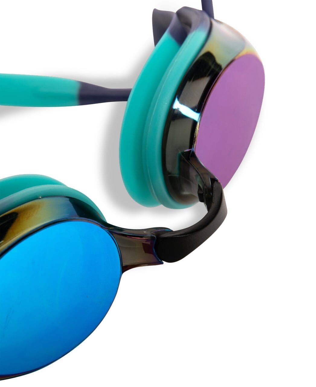 ARENA TRACKS MIRROR GOGGLES TURQUOISE LENSES