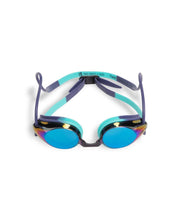 ARENA TRACKS MIRROR GOGGLES TURQUOISE LENSES
