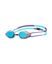 ARENA TRACKS MIRROR GOGGLES TURQUOISE LENSES