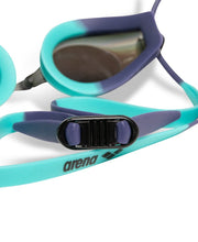ARENA TRACKS MIRROR GOGGLES TURQUOISE LENSES