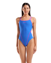 ARENA WOMENS HYPERFLOW SOLID DOUBLE CROSS BACK SWIMSUIT