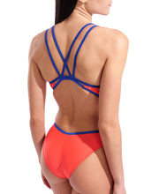 ARENA WOMENS HYPERFLOW SOLID DOUBLE CROSS BACK SWIMSUIT