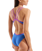 ARENA WOMENS HYPERFLOW SOLID DOUBLE CROSS BACK SWIMSUIT