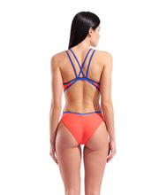 ARENA WOMENS HYPERFLOW SOLID DOUBLE CROSS BACK SWIMSUIT