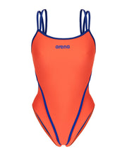 ARENA WOMENS HYPERFLOW SOLID DOUBLE CROSS BACK SWIMSUIT