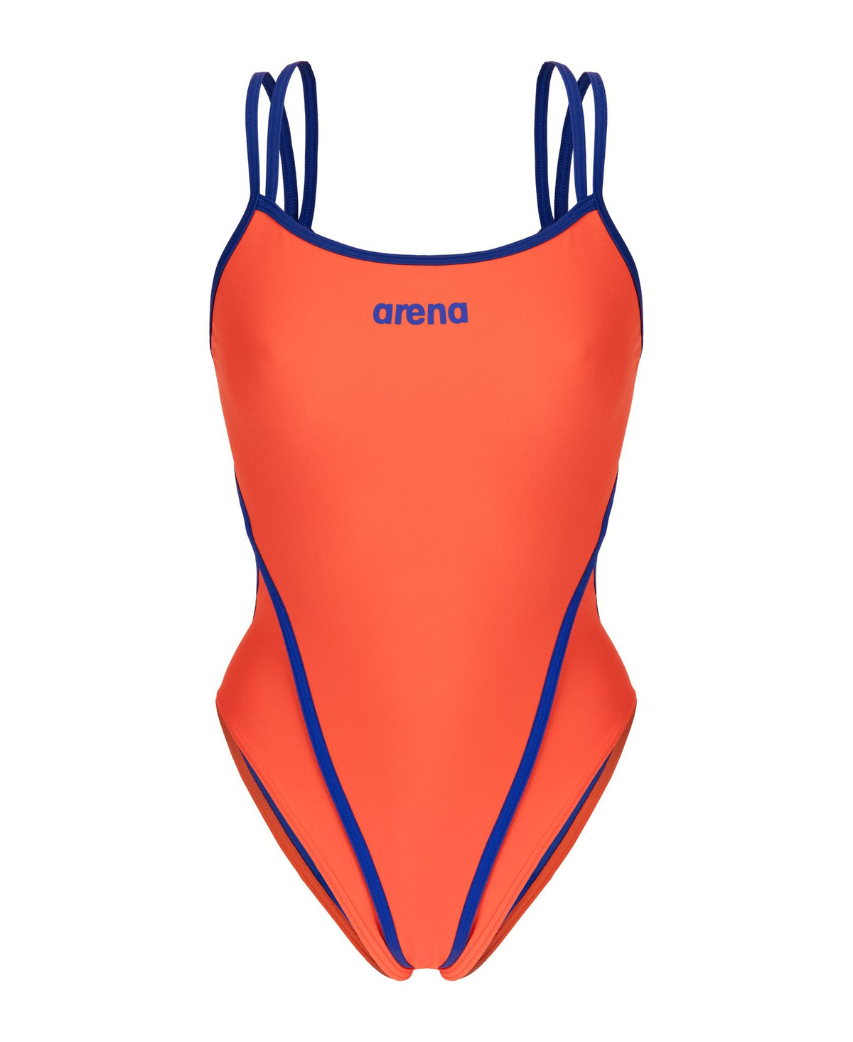 ARENA WOMENS HYPERFLOW SOLID DOUBLE CROSS BACK SWIMSUIT