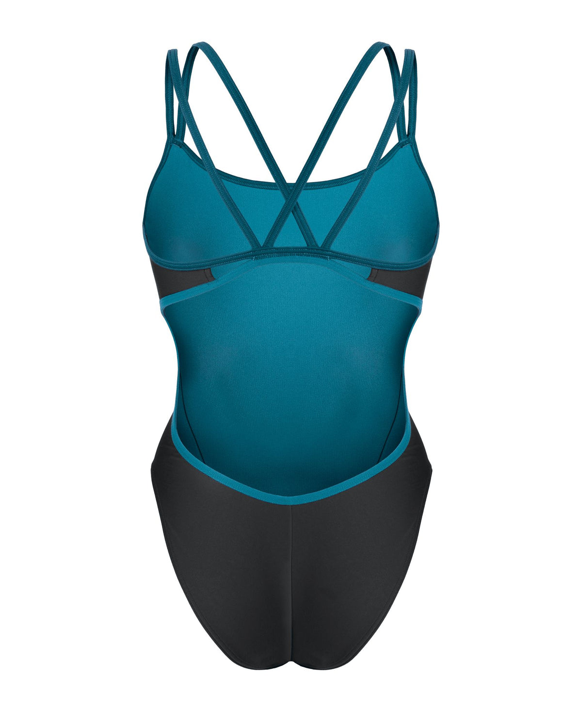 ARENA WOMENS HYPERFLOW SOLID DOUBLE CROSS BACK SWIMSUIT