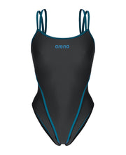 ARENA WOMENS HYPERFLOW SOLID DOUBLE CROSS BACK SWIMSUIT