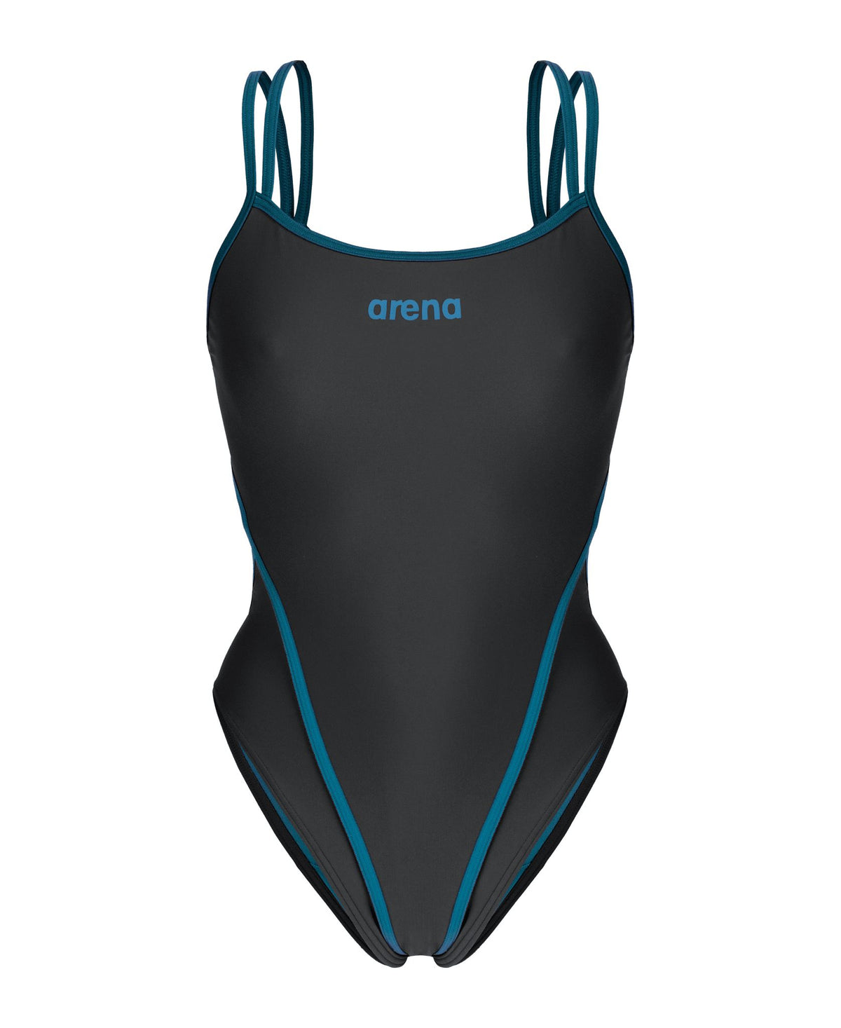 ARENA WOMENS HYPERFLOW SOLID DOUBLE CROSS BACK SWIMSUIT