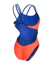ARENA WOMENS HYPERFLOW SOLID DOUBLE CROSS BACK SWIMSUIT