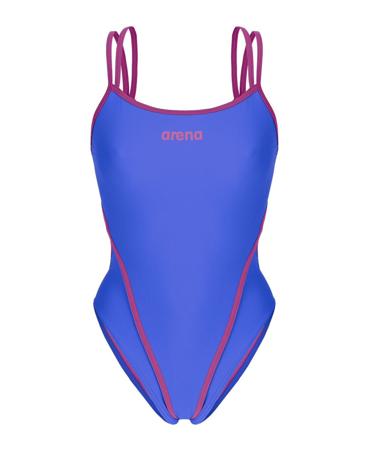 ARENA WOMENS HYPERFLOW SOLID DOUBLE CROSS BACK SWIMSUIT