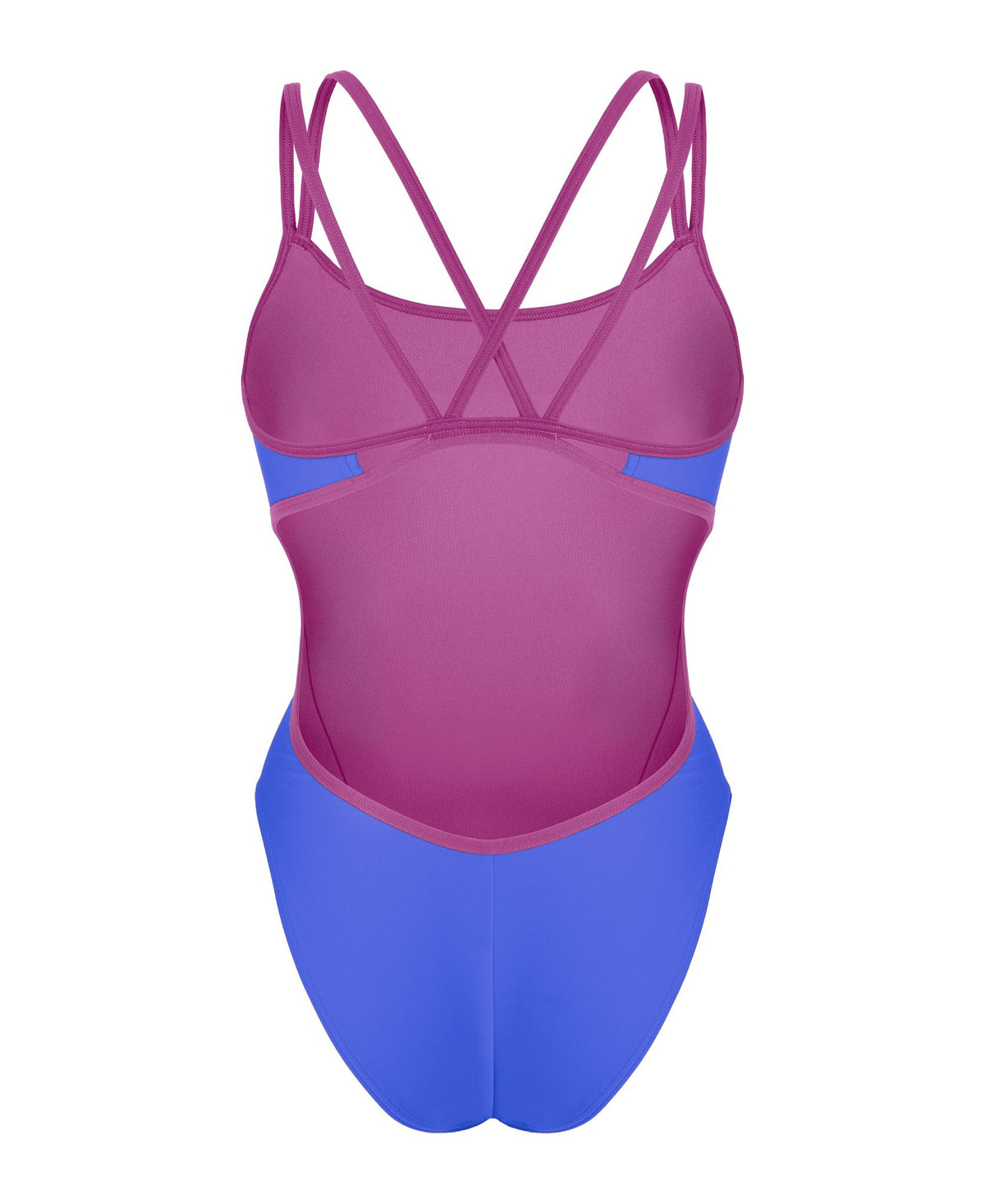 ARENA WOMENS HYPERFLOW SOLID DOUBLE CROSS BACK SWIMSUIT