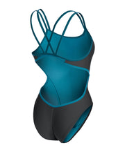 ARENA WOMENS HYPERFLOW SOLID DOUBLE CROSS BACK SWIMSUIT