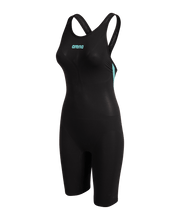 ARENA WOMENS POWERSKIN AIR 3 OPEN BACK KNEESUIT - Black