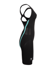 ARENA WOMENS POWERSKIN AIR 3 OPEN BACK KNEESUIT - Black